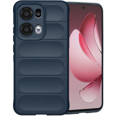 Afbeelding van imoshion EasyGrip Backcover voor de Oppo Reno 13 Pro Donkerblauw