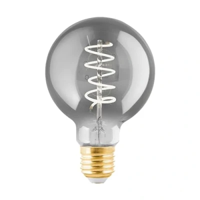 Afbeelding van EGLO connect.z Smart LED Lamp E27 Ø 8 cm Smoke Rookglas 2000K Dimbaar Zigbee
