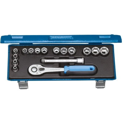 Afbeelding van Gedore 30 JMU 10 2682885 Dopsleutelset Metrisch 3/8 (10 mm) 16 delig