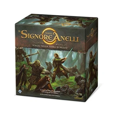 Afbeelding van Asmodee, the Lord of Rings: Reis naar Midden aarde, gezelschapsspel met app, 1 5 spelers, 14+ jaar, editie in het Italiaans