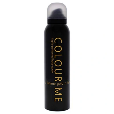 Afbeelding van COLOUR ME Milton Lloyd Gold Damesgeur, 150 ml, lichaamsspray, luxe geur, langdurige damesgeur
