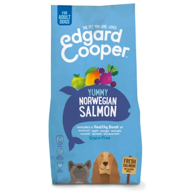 Afbeelding van Edgard&amp;Cooper Yummy Norwegian Salmon Adult Zalm&amp;Rode Biet&amp;Appel Hondenvoer 7 kg