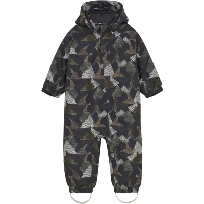 Afbeelding van Color Kids Coverall AOP Regenpak voor kinderen, Maat: 98, Grape leaf