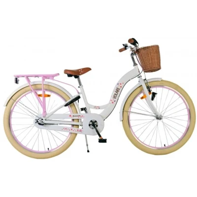 Afbeelding van Volare Blossom Kinderfiets Meisjes 26 inch Wit Nexus 3 versnellingen