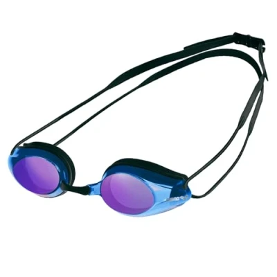 Afbeelding van Arena Tracks Mirror Zwembril blackblue multiblack, Maat: One Size, black blue multi