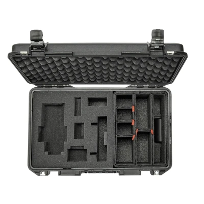 Afbeelding van PELI 1510 Professionele opbergkoffer op wielen, IP67, waterdicht en stofdicht, 27 liter, met schuim TrekPak scheidingssysteem, zwart