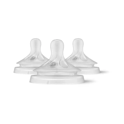 Afbeelding van Philips Avent Natural Response Speen Mix &amp; Match 3 stuks Gemiddeld, snel en extra Anti Koliek lek BPA Vrij SCY960/03