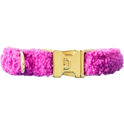 Afbeelding van Dogguo Teddy Collar Raspberry Hondenhalsband 42 68 cm