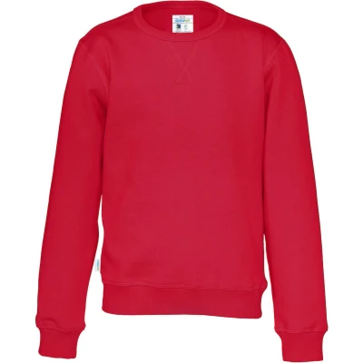 Afbeelding van Cottover SWEATER CREW NECK KID GOTS GECERTIFICEERD 141015 Rood