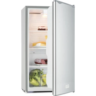 Afbeelding van Klarstein Beerkeeper Koelkast Volume: 92 Liter 3 Glasplateaus 2 Groentevakken Thermostaat 7 standen 60 Watt Zilver