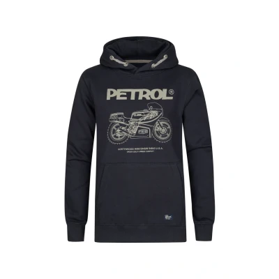Afbeelding van Petrol Industries Jongens Artwork Hoodie Catskill Zwart Maat 176