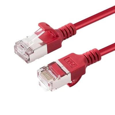 Afbeelding van Microconnect V FTP6A10R SLIM netwerkkabel Rood 10 m Cat6a U/FTP (STP)