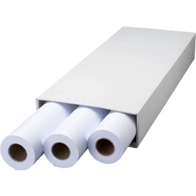 Afbeelding van Inkjetpapier Fastprint Plot 610mmx50m 75gr 3 rollen