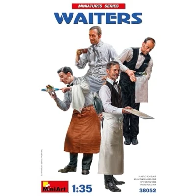 Afbeelding van 1:35 MiniArt 38052 Waiters Figuren Plastic Modelbouwpakket