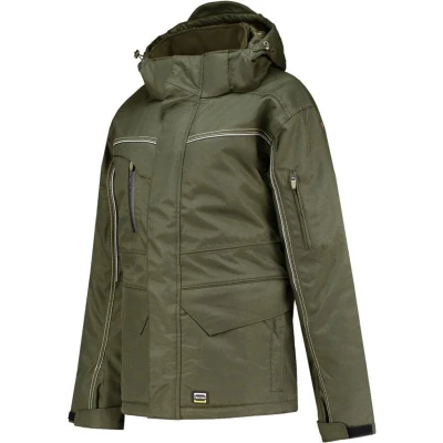 Afbeelding van Tricorp 402007 Midi Parka Canvas Legergroen