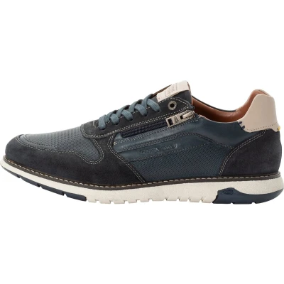 Afbeelding van camel active 54pt002 201665 Sneakers voor heren, Marineblauw en wit.