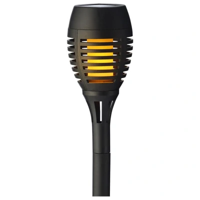 Afbeelding van Solar tuinfakkel Lumineo 27 cm 4 stuks (12 LEDs, Vlameffect, Schakelaar)