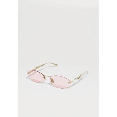 Afbeelding van Gucci Zonnebril goldcoloured/pink, Dames, Maat: 62, Gold coloured/pink