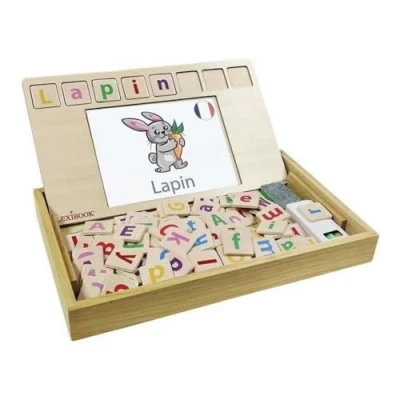 Image de Jeu découverte Lexibook Bio Toys L’Ecole des Mots bilingue Français Anglais