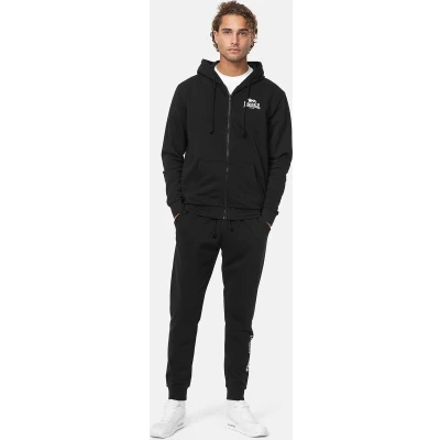 Afbeelding van Lonsdale MIT Kapuze Normale Passform Lhanb SET Trainingspak, Heren, Maat: XXL, Black white