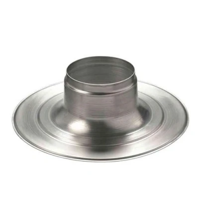 Afbeelding van Ubbink plakplaat Ø200mm hoogte 120mm aluminium 0146177