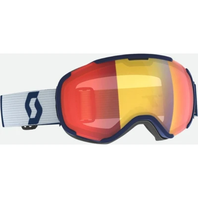 Afbeelding van Scott Faze II LS skibril fotochroom (meekleurend) S2 3 blauw/wit
