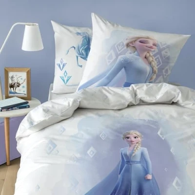 Afbeelding van Disney Frozen Dekbedovertrek Element 140 x 200 + 63 cm Katoen
