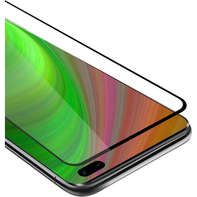 Afbeelding van Cadorabo Screenprotector geschikt voor Honor 30 PRO Volledig scherm pantserfolie Beschermfolie in TRANSPARANT met ZWART Gehard (Tempered) display beschermglas 9H hardheid 3D Touch