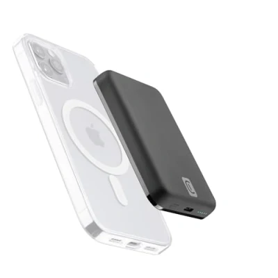 Afbeelding van Cellularline PBMAGSFCOL5000WIRK powerbank 5000 mAh Draadloos opladen Zwart