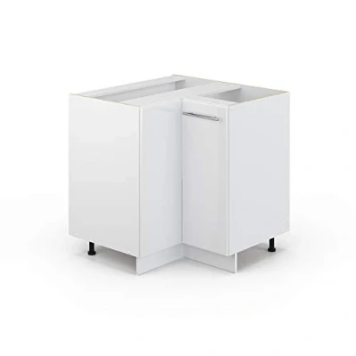 Afbeelding van Vicco Hoekkast Fame Line, Wit/Wit, 80.5 cm zonder werkblad