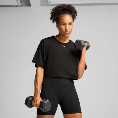 Afbeelding van CLOUDSPUN Mesh T shirt voor Dames, Zwart, Maat 3XL PUMA