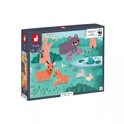 Afbeelding van Janod wwf puzzel seizoenen panoramisch 36st