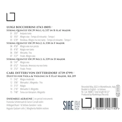 Afbeelding van Ensemble Alraune A Gold Box, Chamber Music With Double Bass (CD)