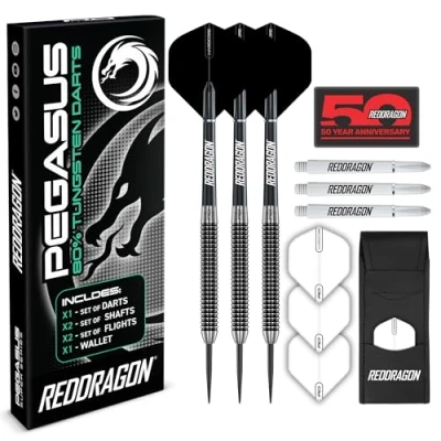 Afbeelding van RED DRAGON Pegasus: Steeltip Tungsten Dartpijlen Professioneel 25 gram