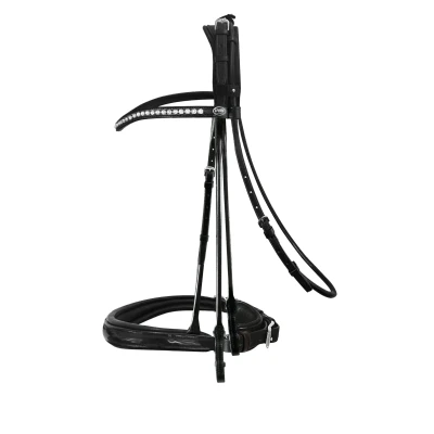 Image de Passier Ensemble Bride Icarus Acier Inoxydable Noir XFull