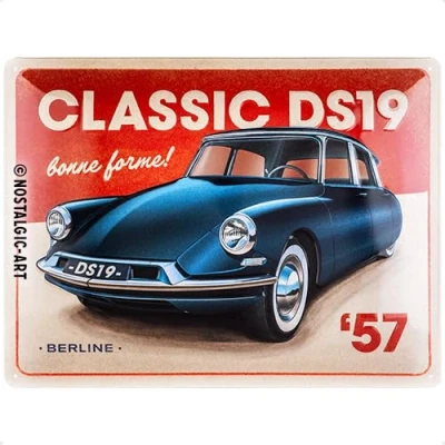 Afbeelding van Metalen Bord 30x40 cm DS Classic DS19 Berline