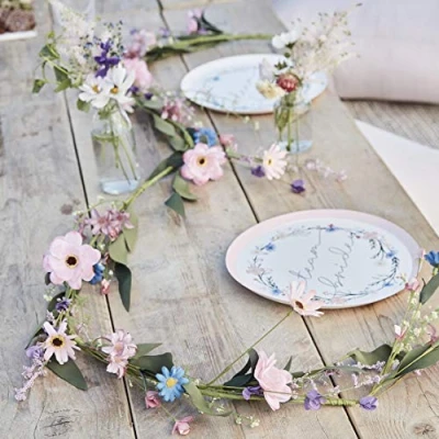 Afbeelding van Ginger ray Kunstbloemen slinger Feestdecoratie Multicolor Plastic