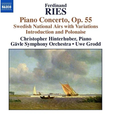 Afbeelding van Christopher Hinterhuber, Gävle Symphony Orchestra, Uwe Grodd Ries: Piano Concertos, Op.55 (CD)