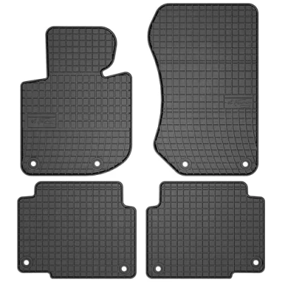 Afbeelding van M MOTOS Rubberen vloermatten voor BMW Serie 3 E36 1990 1999. Verbeter je reiscomfort met de zwarte antislip automat ET, alle weersomstandigheden, bescherming tegen vuil