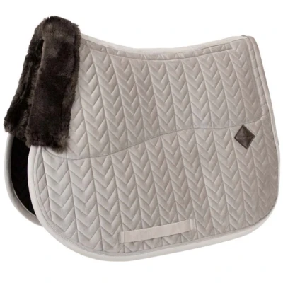 Afbeelding van Kentucky Zadeldekje Skin Friendly Velvet Springen Beige Full