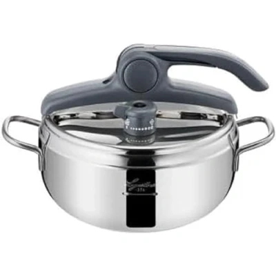 Afbeelding van Lagostina Irradial Control Lagoeasy&#039;Up snelkookpan, 3,5 l, roestvrij staal 18/10, 22 cm