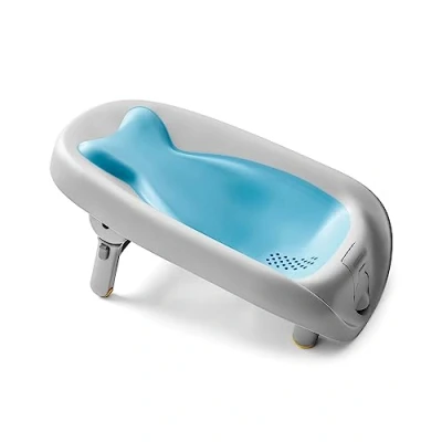 Afbeelding van Skip Hop Babybadzitje Moby Recline &amp; Rinse blauw