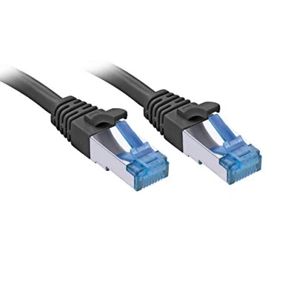 Afbeelding van LINDY 47419 RJ45 Netwerkkabel, patchkabel CAT 6A S/FTP 15.00 m Zwart 1 stuk(s)