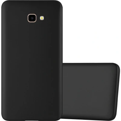 Afbeelding van Cadorabo Hoesje geschikt voor Samsung Galaxy J4 PLUS in METALLIC ZWART Beschermhoes gemaakt van flexibel TPU silicone Case Cover