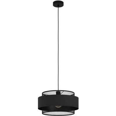 Afbeelding van EGLO Bazely Hanglamp E27 40 cm Zwart