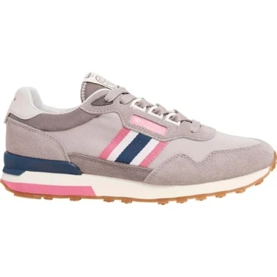 Afbeelding van Pepe Jeans Kingston Heritage Sneakers laag, Dames, Maat: 37, Dusty pale pink Leer en textiel