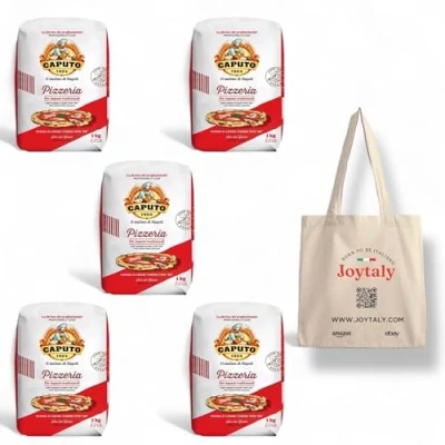 Afbeelding van Caputo Premium meel type &quot;00&quot; voor Italiaanse pizza&#039;s, 5 zakken à 1 kg
