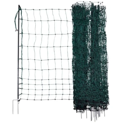 Afbeelding van Ako Pluimveenet Premium Electified Dubbele Pen Groen 50m x 122cm
