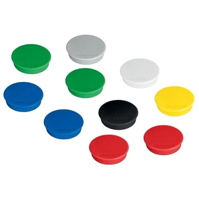 Afbeelding van Franken whiteboard magneten dia 38mm assorti doos á 10 stuks‎‎