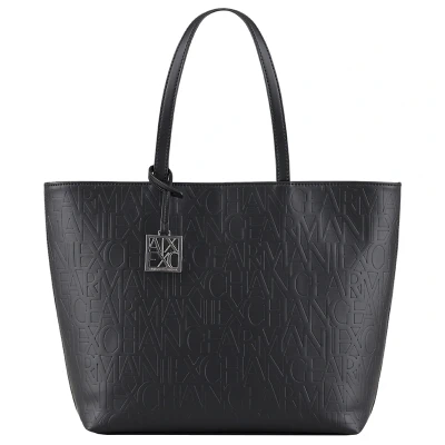 Afbeelding van Armani Exchange Liz Open Medium Shopping Tote, zwart.